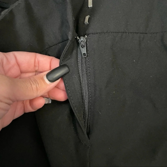 Chico’s Black Wide Leg Trousers  Work Pants Size 1.5 Reg / US 10 - Picture 5 of 14